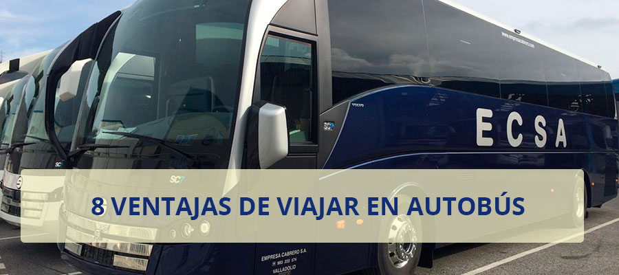 ventajas viajar autobus