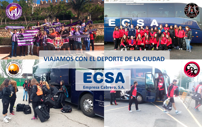 El deporte en Valladolid viaja con ECSA